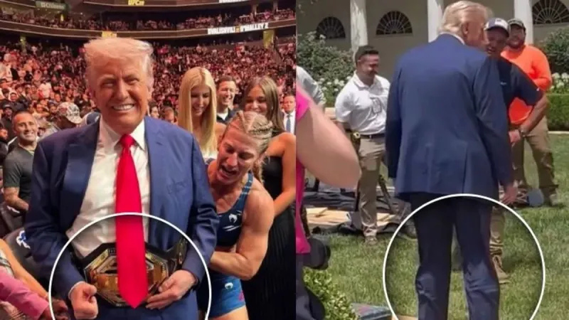 ABD’de gündem Trump’ın pantolonu! O çıkıntı sonda mı? İddia demans