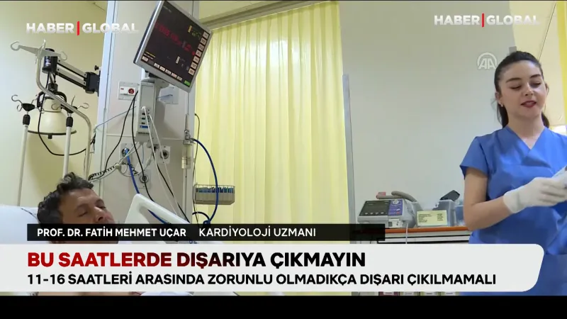 Afrika Sıcakları: Kalp Krizi Riski! Hangi Saatlerde Dışarı Çıkmamalı?