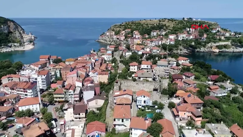 Bayram tatili 6 bin nüfuslu ilçeyi coşturdu: 150 bin kişi geldi