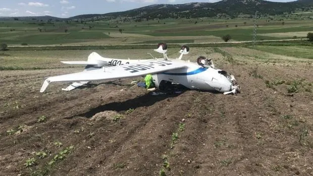 Bilecik'te Eğitim Uçağı Düştü! Pilotun Akıbeti Ne?