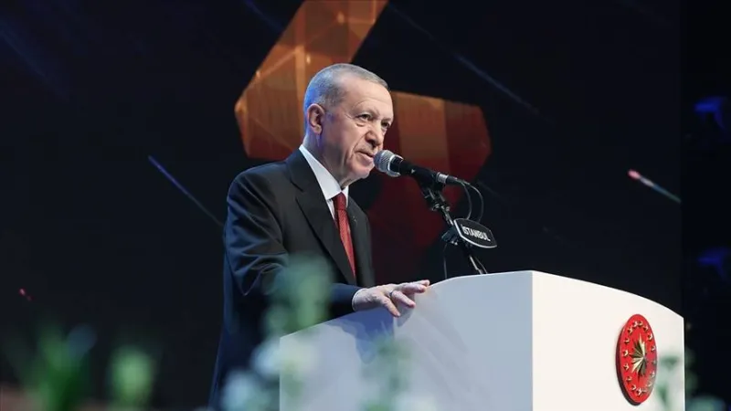Cumhurbaşkanı Erdoğan açıklama yapıyor