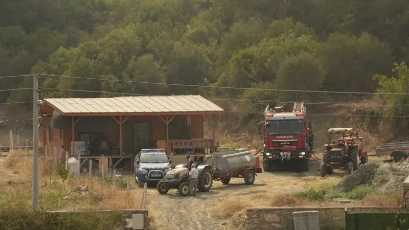 Denizli'de Korkutan Yangın! Alevler Kontrol Altında mı?