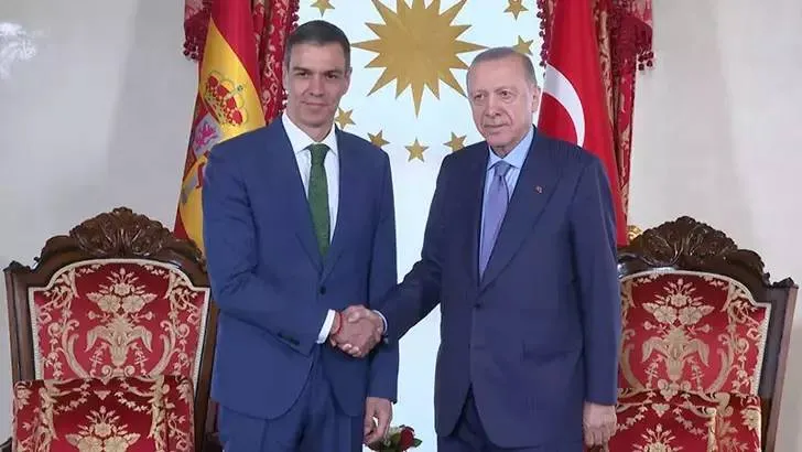Erdoğan ve Sanchez Dolmabahçe'de! Kritik Görüşmenin Detayları