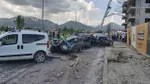 Erzurum’da beton mikseri dehşeti: Kontrolden çıkan araç, 8 aracı hurdaya çevirdi
