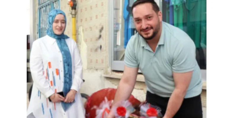 Erzurumlu Damat'tan Şaşırtan Romantizm! Koçu Böyle Süsledi...