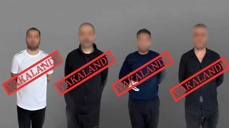 Haklarında kırmızı bülten çıkarılmıştı! 4 kişi Gürcistan'da yakalandı