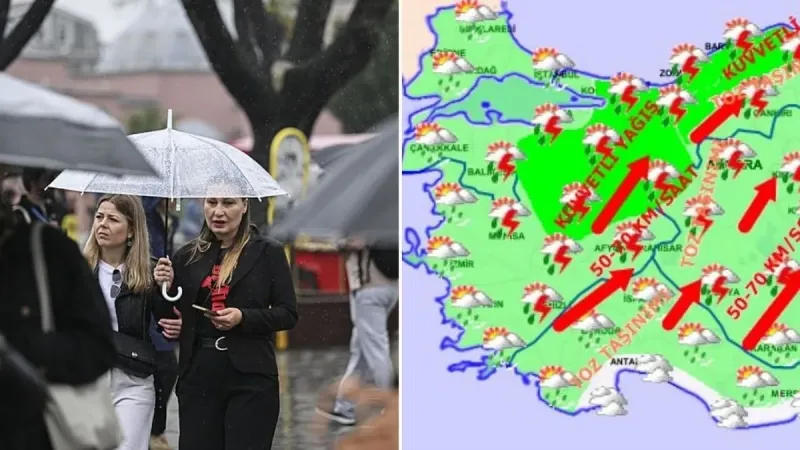İstanbul Alarmda! 34 İl İçin Sağanak Uyarısı: Balkan Soğukları Geliyor!