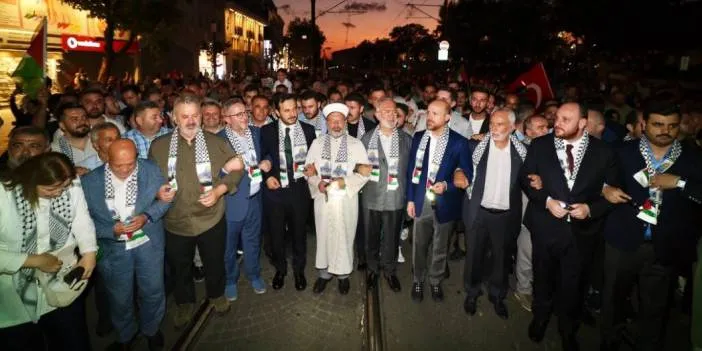 Gazze İçin İstanbul Ayakta! Umut Yürüyüşü Göz Doldurdu