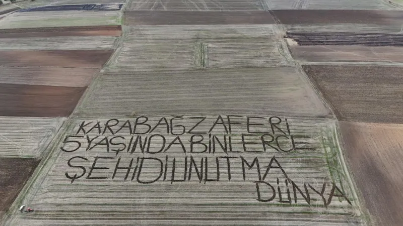 Kırklarelili çiftçiden Karabağ Zaferi mesajı