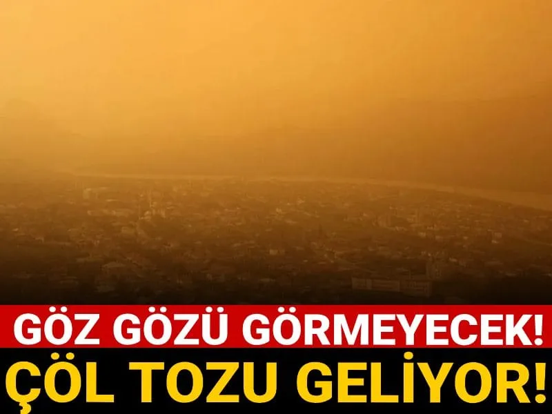 Lodos Alarmı! Çöl Tozu Türkiye'yi Esir Alacak mı?
