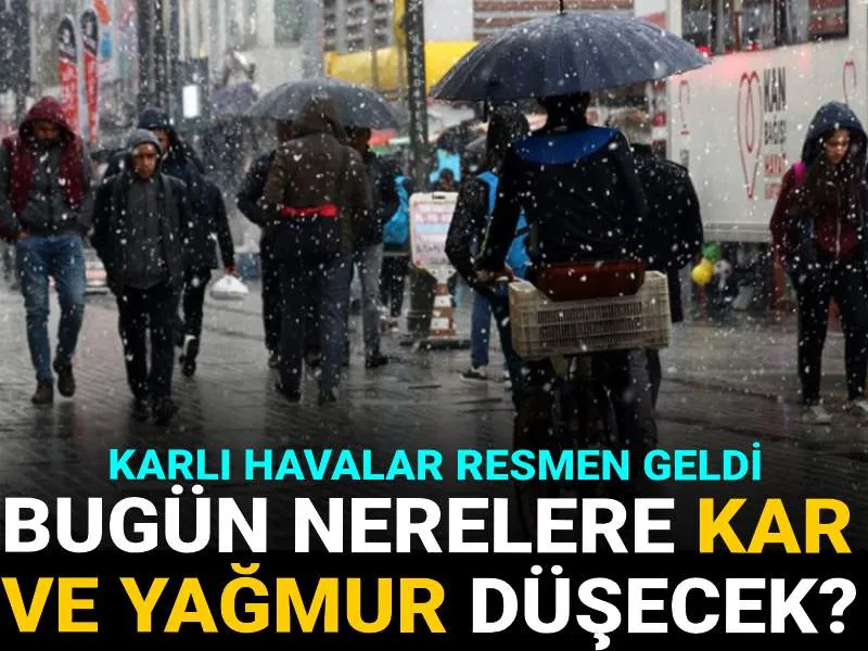 Meteorolojiden il il kar ve sağanak uyarısı