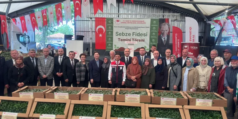 Çiftçiye Müjde! 740 Bin Sebze Fidesi Dağıtıldı! İşte Detaylar
