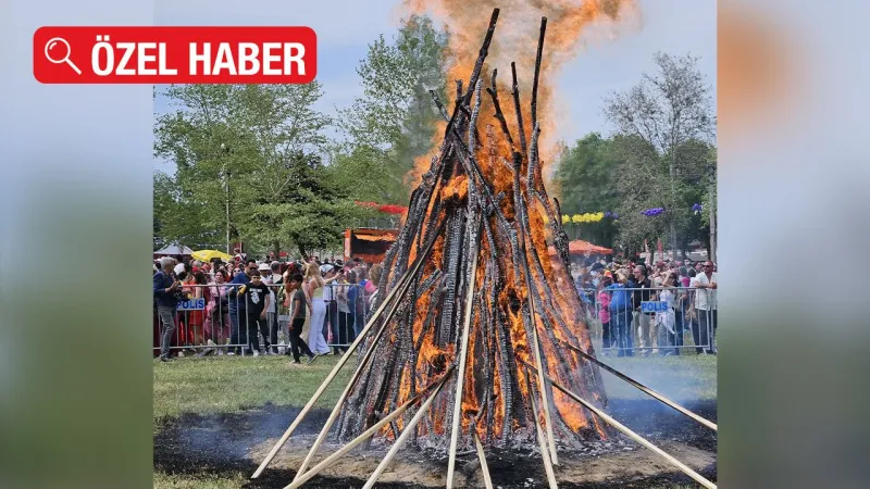 Edirne'de 1400 Yıllık Kakava Ateşiyle Bahar Coşkusu!