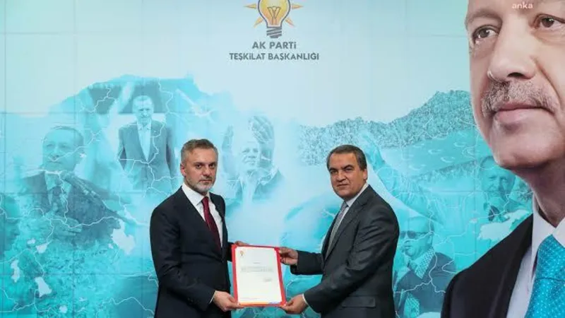 AKP'de Şok İstifa! Kadirli İlçe Başkanı Neden Görevi Bıraktı?