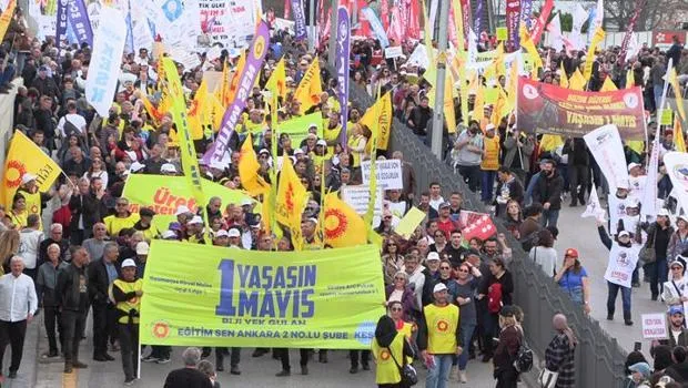 Ankara'da 1 Mayıs Coşkusu! Mansur Yavaş da Oradaydı!