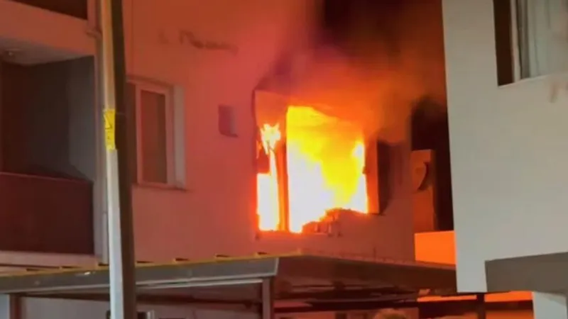 Aydın'da Gaz Patlaması! Ev Alevlere Teslim, Yaralı Var!