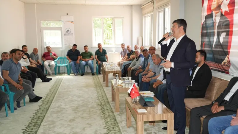 Başkan Tutdere mahalle toplantılarına başladı: Adıyaman Belediyesi evinizdir, yurdunuzdur