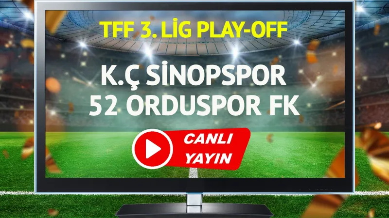 Küçükçekmece Sinopspor Orduspor Maçı CANLI! Kim Kazanacak?