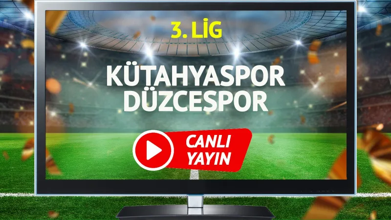 Kütahyaspor Düzcespor Maçı CANLI! Şifresiz İzle (Link İçerde)