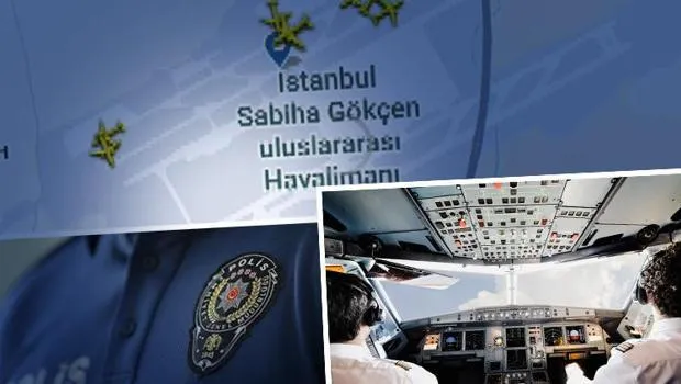 Sabiha Gökçen'de Dehşet! Uçakta Kavga, Pilot Polisi Aradı