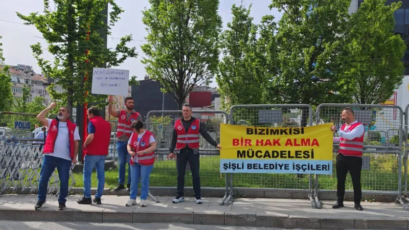 Şişli'de Maaş İsyanı! Belediye İşçileri Kayyıma Karşı Ayakta!