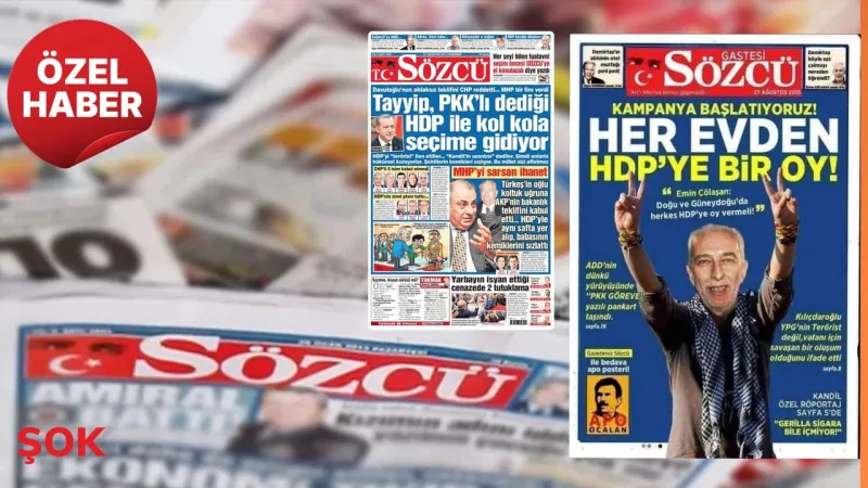 Sözcü'den Şok Manşet İddiası! Gerçek Ortaya Çıktı!