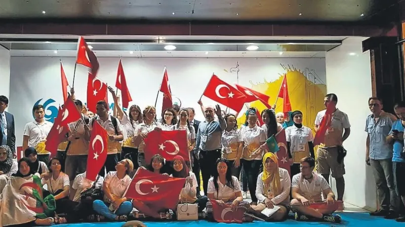 Yabancı öğrencilerden Türkçe akını