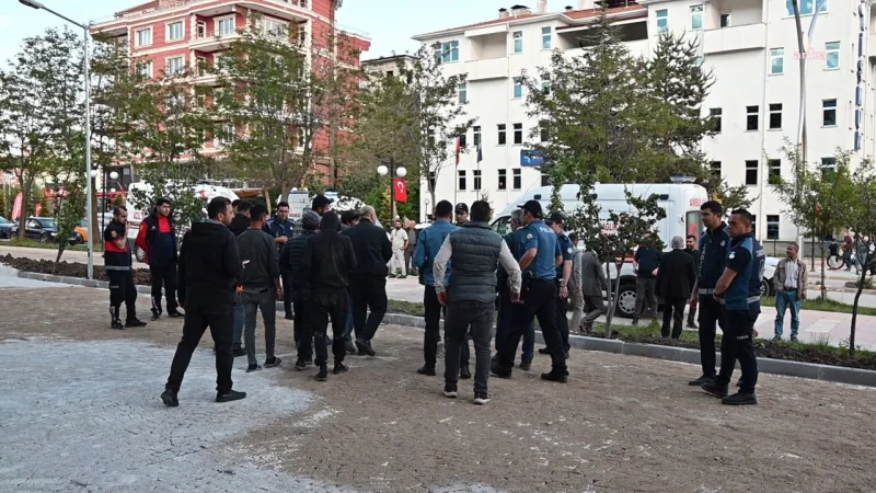 Yozgat'ta TOKİ'de eylem